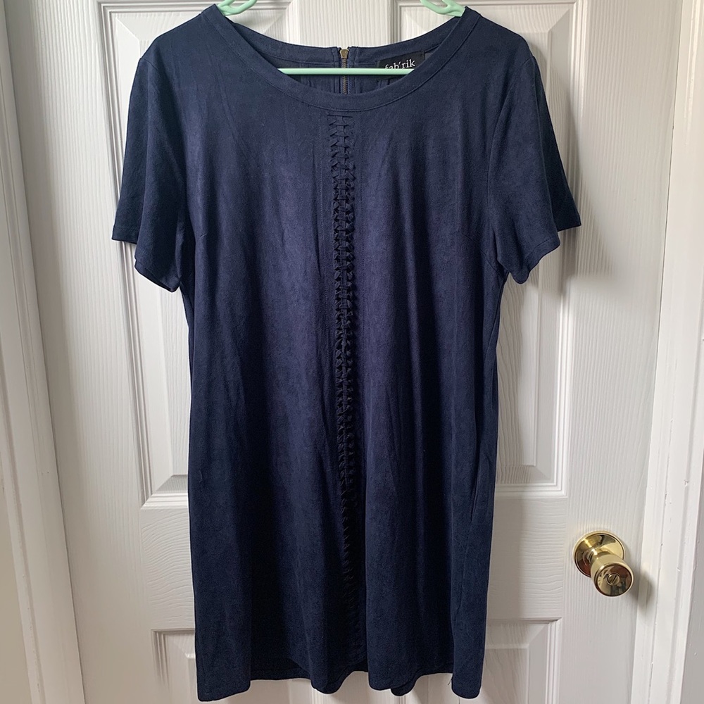 Suede dress